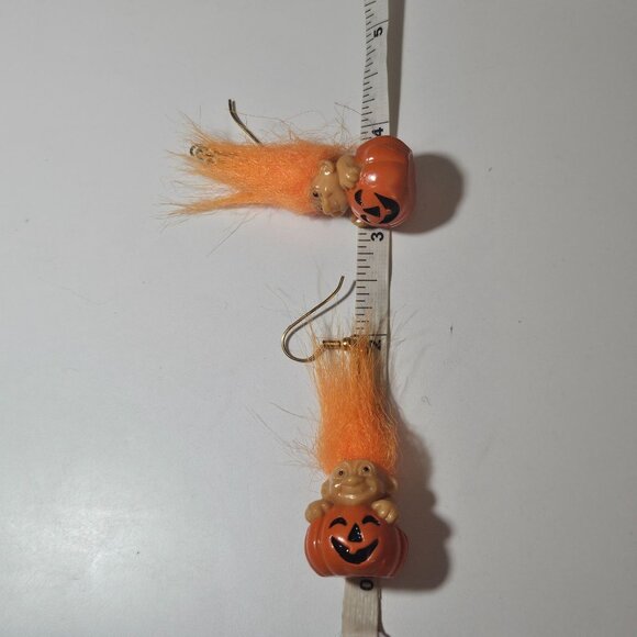 **Sale** Russ vintage pumpkin troll earrings - Picture 7 of 11
